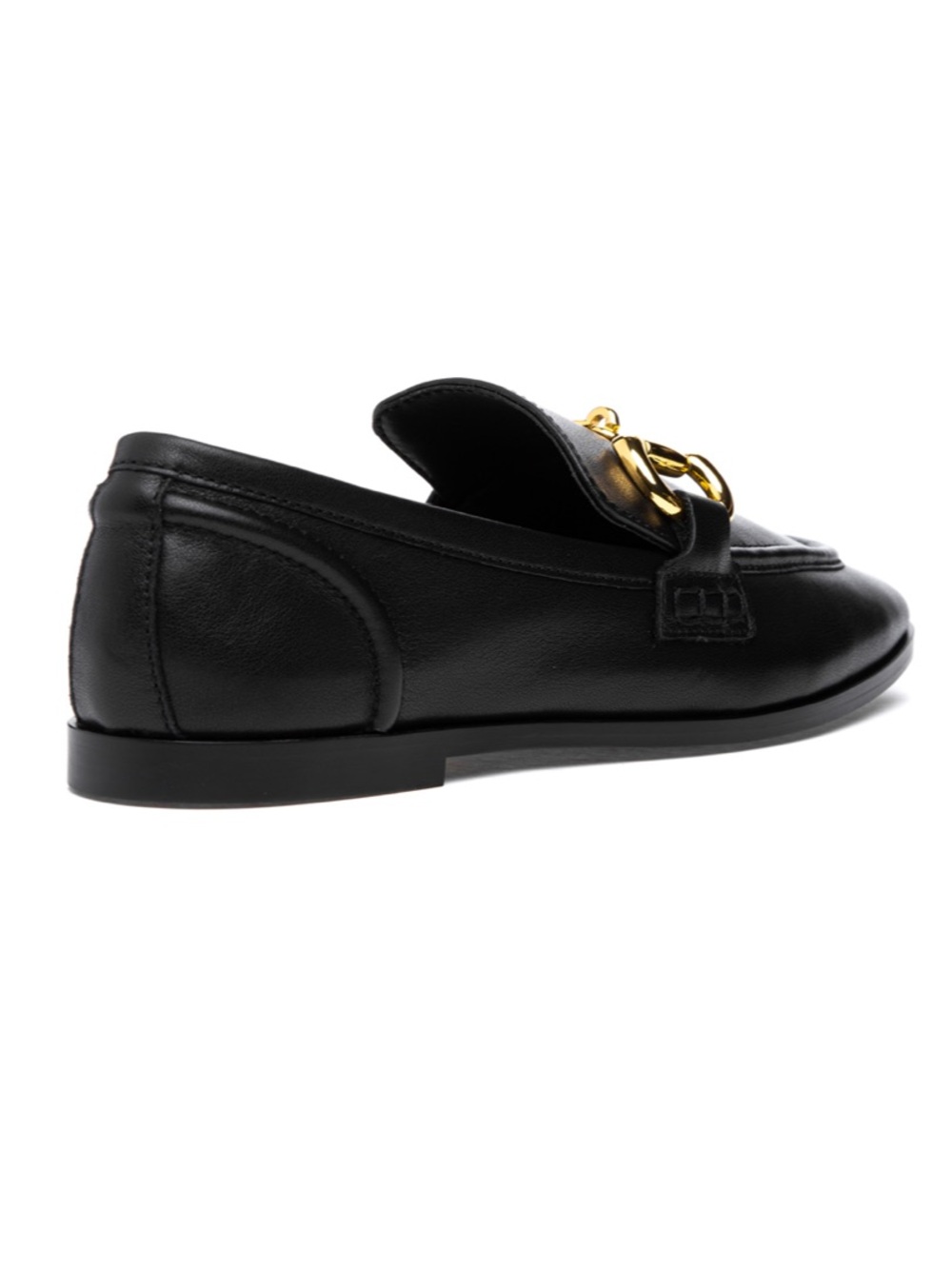 JEFFREY CAMPBELL VELVITEEN LOAFER BLACK LEATHER - Picture 4 of 10